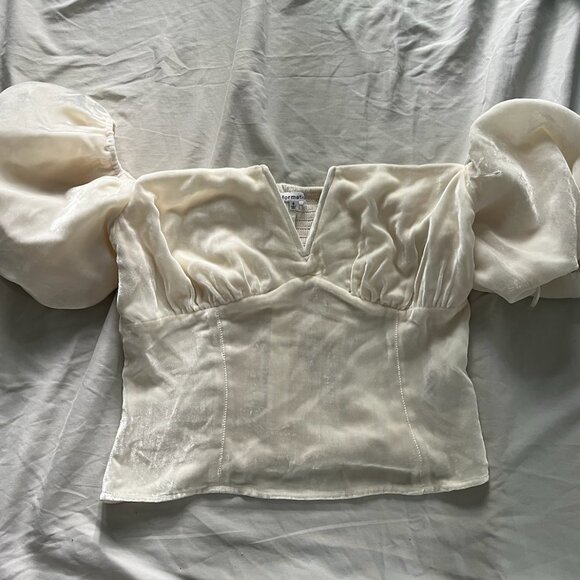 Reformation Amina Velvet Top - Picture 2 of 4